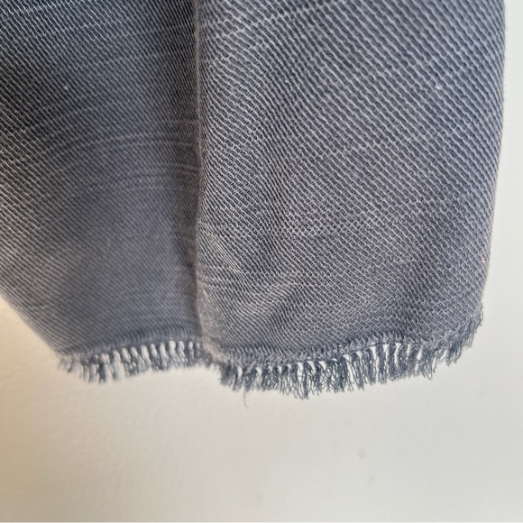 Zara Charcoal Tie Waist Pants, Size M, Cotton - Picture 5 of 5